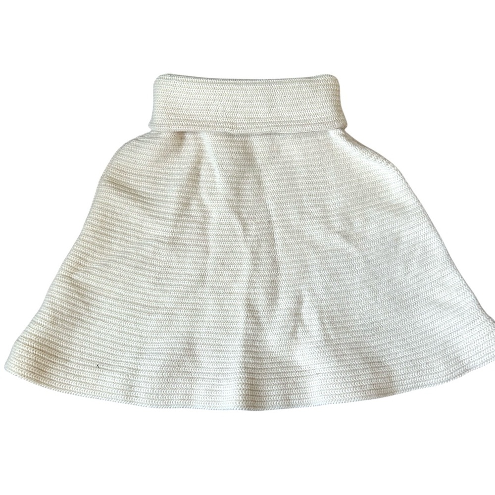 Ralph Lauren Black Label White Cream Knit Pull Over Poncho Size S